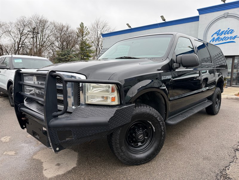Black 2005 Ford Excursion XLT 4WD SUV / Crossover Four-Wheel Drive 4-Speed Automatic