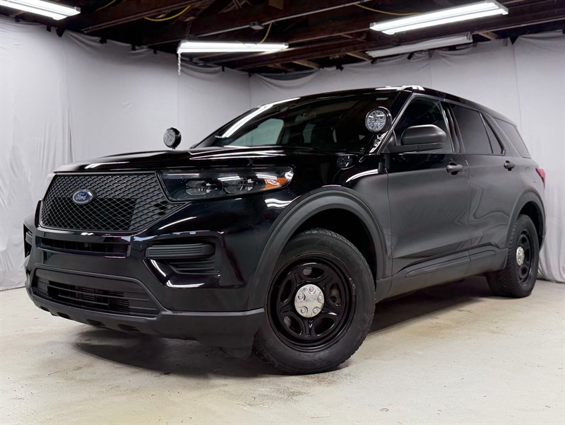 Black 2021 Ford Explorer Hybrid SUV / Crossover All-Wheel Drive Automatic