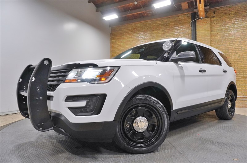 White 2017 Ford Explorer Police Interceptor Utility AWD SUV / Crossover All-Wheel Drive 6-Speed Automatic