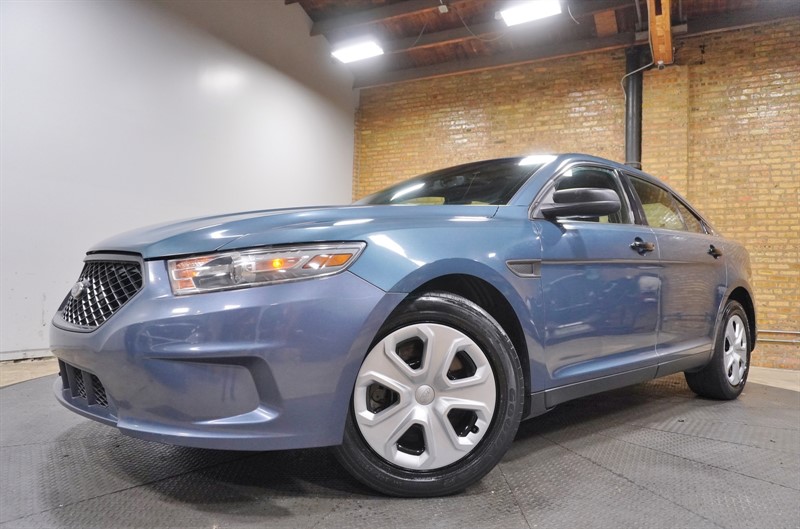 Blue 2014 Ford Taurus Sedan All-Wheel Drive 6-Speed Automatic