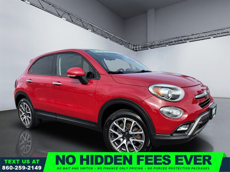 Red 2016 FIAT 500X Trekking Plus AWD SUV / Crossover All-Wheel Drive Automatic