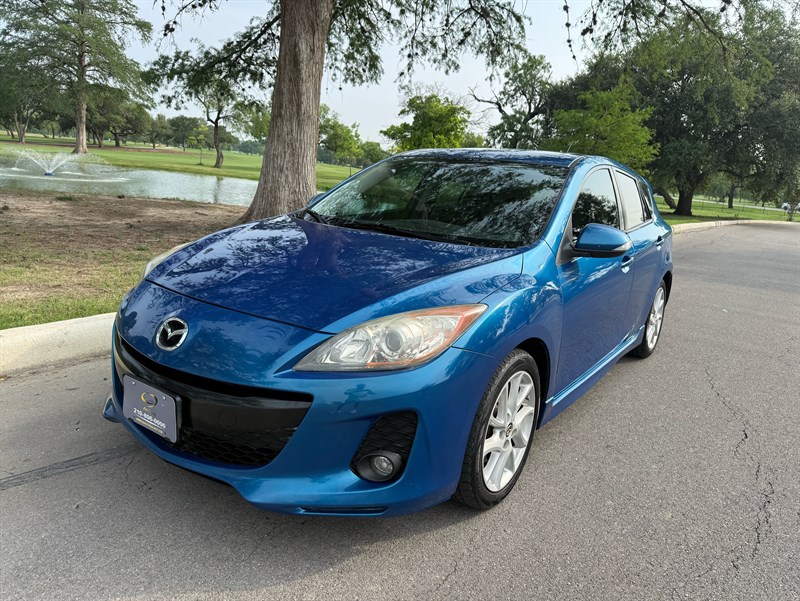 Blue 2012 Mazda MAZDA3 s Touring Hatchback Hatchback Front-Wheel Drive 5-Speed Automatic