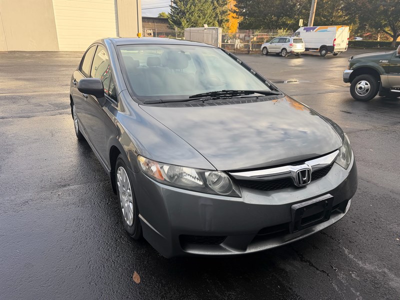 Atomic Blue Metallic 2009 Honda Civic Sedan Front-Wheel Drive 5-Speed Automatic