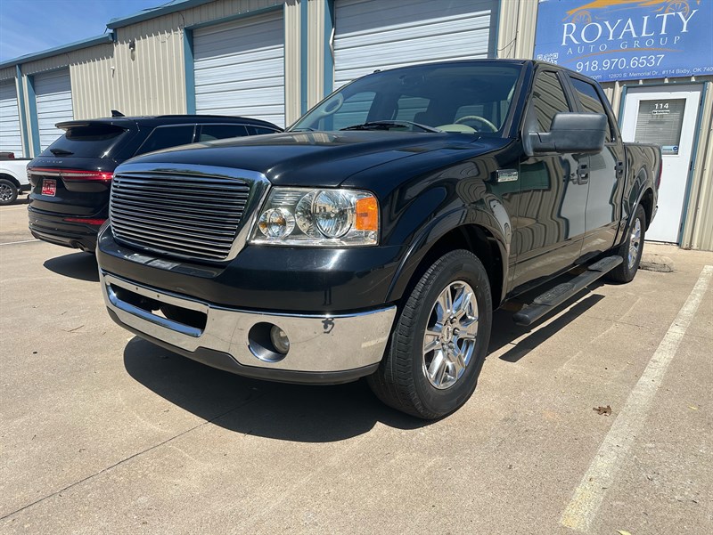 Black 2006 Ford F-150 Lariat SuperCrew Pickup Truck Rear-Wheel Drive Automatic