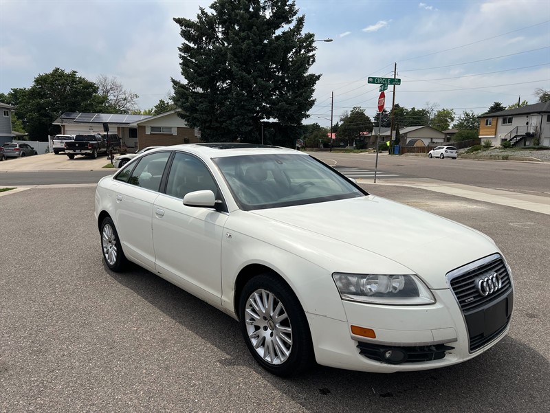 Off White 2006 Audi A6 Sedan All-Wheel Drive Automatic