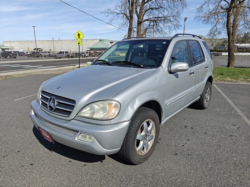 Brilliant Silver Metallic 2003 Mercedes-Benz M-Class ML 500 4MATIC SUV / Crossover All-Wheel Drive 5-Speed Automatic