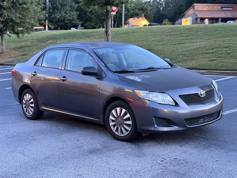 Gray 2010 Toyota Corolla Sedan Front-Wheel Drive 4-Speed Automatic