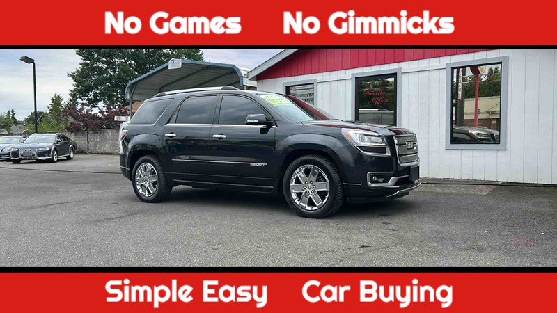 Black 2014 GMC Acadia SUV / Crossover All-Wheel Drive 6-Speed Automatic