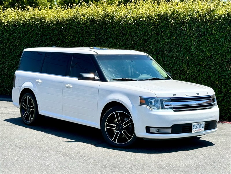 White Platinum Met TC 2014 Ford Flex SEL SUV / Crossover Front-Wheel Drive 6-Speed Automatic Overdrive