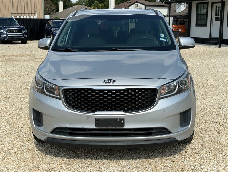 Bright Silver 2015 Kia Sedona Minivan Front-Wheel Drive 6-Speed Automatic