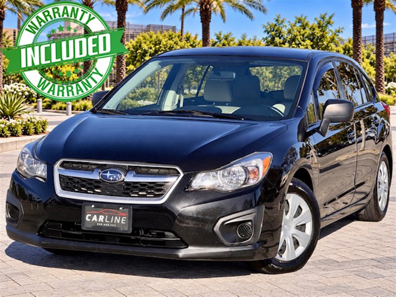 Crystal Black Silica 2013 Subaru Impreza Hatchback All-Wheel Drive Continuously Variable Transmission