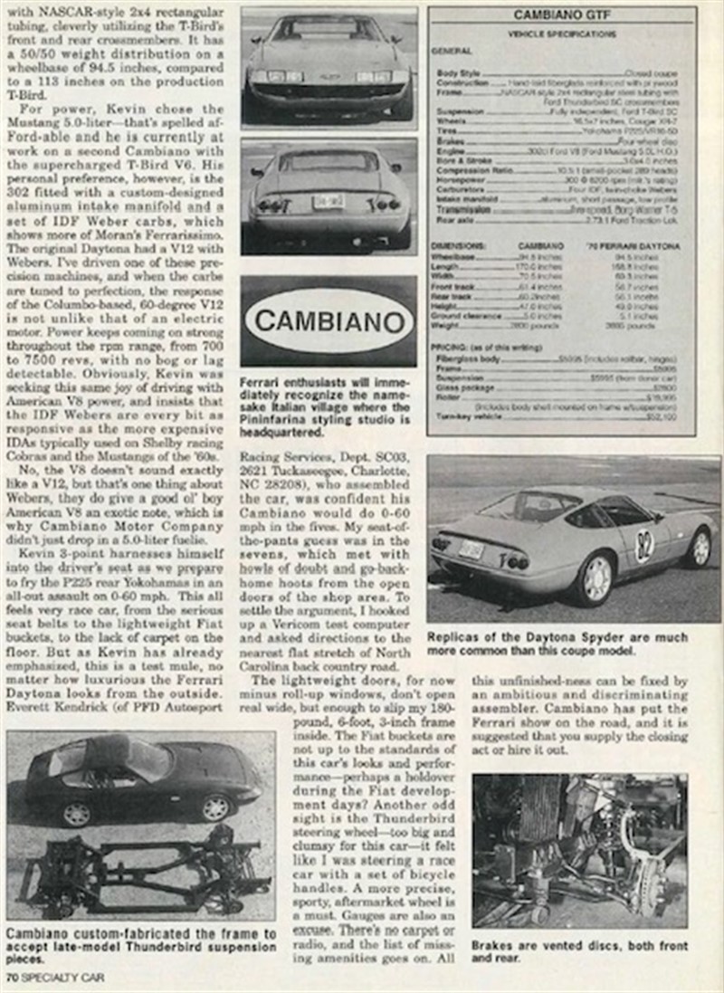 1968 Ferrari - Replica Daytona 14