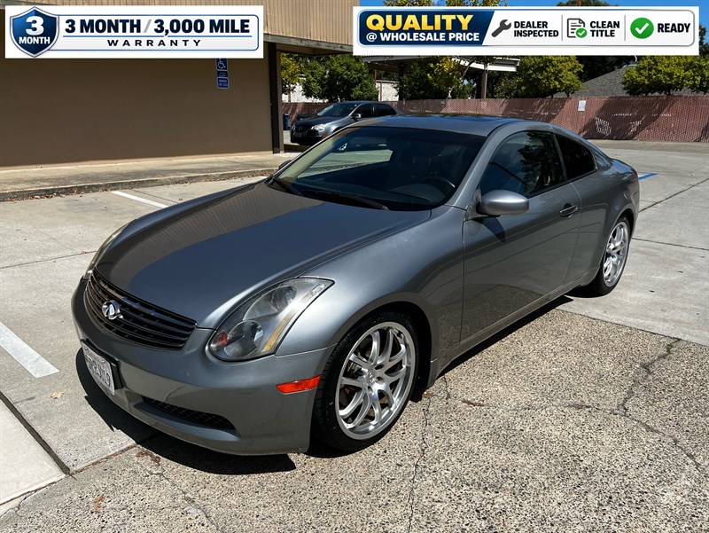Gray (Diamond Graphite Metallic) 2005 INFINITI G35 Coupe Rear-Wheel Drive Automatic