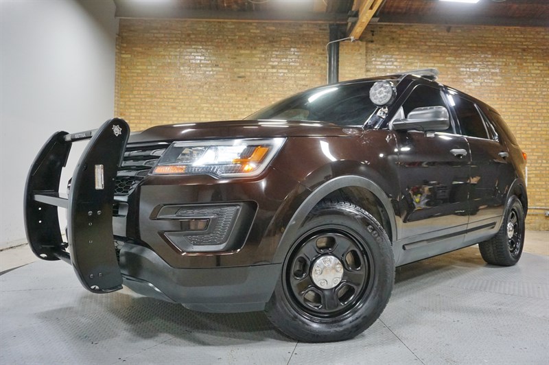 2017 Ford Explorer Police AWD Red/Blue/White Lightbar and LED Lights ...